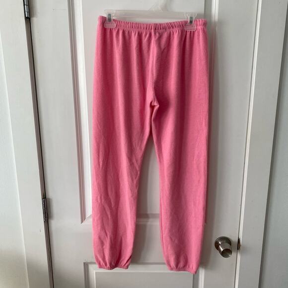 Jac Parker Women's Lazy Day Sweatpants Pink Size Small Casual Lounge - Picture 2 of 14
